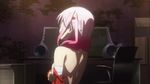  animated animated_gif gif guilty_crown long_hair pink_hair red_eyes yuzuriha_inori 