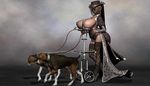  3d breasts canine cgi dog female human indeterminate_gender unknown_artist 