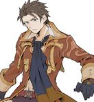  alvin_(tales) bad_id bad_pixiv_id belt black_gloves brown_eyes brown_hair coat cravat dokkoi_shouichi gloves male_focus solo tales_of_(series) tales_of_xillia 