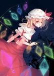  bad_id bad_pixiv_id blonde_hair cuivre dutch_angle flandre_scarlet hat looking_back solo touhou wings 