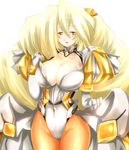  bad_id bad_pixiv_id big_hair blonde_hair bodysuit breasts cleavage kyoukaisenjou_no_horizon large_breasts long_hair pantyhose solo tena_(rinzyo69) turenne very_long_hair yellow_eyes 