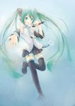  aqua_eyes aqua_hair bad_id bad_pixiv_id hatsune_miku highres long_hair mode_(mode-n) solo thighhighs twintails very_long_hair vocaloid 