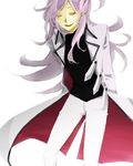  closed_eyes long_hair male_focus mawaru_penguindrum ogawaky pink_hair smile solo trench_coat watase_sanetoshi 