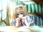  alice_margatroid bad_id bad_pixiv_id blonde_hair blue_eyes hairband highres solo tabuchi_(tabuchisanchi) touhou 