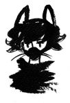  1girl animal_ears cat_ears greyscale heikala inktober looking_at_viewer monochrome original short_hair solo surgical_mask whiskers 