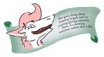  banner fur hair humor male meme pink pink_fur pink_hair pompadour sergaelic sergal solo the_truth 