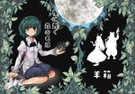  bangs cover fujiwara_no_mokou hitsuji_bako kamishirasawa_keine moon multiple_girls touhou translated wriggle_nightbug 