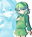  bad_id bad_pixiv_id belt green green_eyes green_hair green_hairband hairband pointy_ears sadomochi saria shorts smile solo the_legend_of_zelda the_legend_of_zelda:_ocarina_of_time zoom_layer 