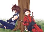  age_difference brown_hair eyes_closed father_and_son kratos_aurion lloyd_irving open_mouth short_hair sleeping tales_of_(series) tales_of_symphonia 