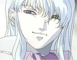  androgynous berserk close-up griffith lowres male_focus pale_skin screencap smirk solo 