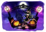  halloween hat jack-o'-lantern kabane_(follabi) original pumpkin solo witch witch_hat 
