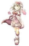  alice_(tales) arms_behind_back blonde_hair bloomers boots coat fruit_punch full_body hat knee_boots short_hair solo tales_of_(series) tales_of_symphonia tales_of_symphonia_knight_of_ratatosk underwear veil white_bloomers yellow_eyes 