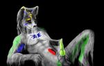  anus balls canine cum cum-everywhare erection green_penis male mammal masturbation penis sexonfireiscool solo wolf 