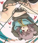  animal_ears bad_id bad_pixiv_id dutch_angle eyebrows grey_hair iroyopon jewelry looking_at_viewer midriff mouse_ears navel nazrin necklace open_mouth panties red_eyes short_hair solo thick_eyebrows touhou underwear upside-down 