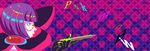  bad_id bad_pixiv_id bangs blunt_bangs bob_cut collar elite_four glasses gloves highres kayura_(artist) pen pokemon pokemon_(game) pokemon_bw profile purple_hair shikimi_(pokemon) short_hair solo 