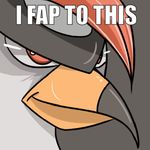  beak bird drawfag159381 english_text meme nintendo pok&#233;mon pok&eacute;mon reaction_image red_eyes simple_background solo staraptor text the_truth video_games 