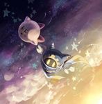 flying hood janis_(hainegom) kirby kirby_(series) magolor no_humans space star star_(sky) 