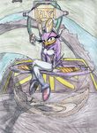  bird breasts clothing crossed_legs female gloves half-closed_eyes looking_at_viewer midriff multicolored_clothing necklace pants purple purple_body purple_eyes sega sitting solo sonic_(series) sonic_riders swallow_(bird) uzzthehedgehog wave_the_swallow white_clothing 