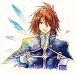  hair_over_one_eye kratos_aurion male male_focus red_eyes red_hair short_hair solo spoilers tales_of_(series) tales_of_symphonia wings 