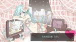  babydoll bad_id bad_pixiv_id chitose_kana curtains flower garter_belt groin hair_flower hair_ornament hatsune_miku jpeg_artifacts long_hair lying monitor navel solo thighhighs very_long_hair vocaloid 