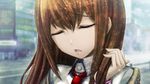  brown_hair close game_cg huke long_hair makise_kurisu steins;gate 