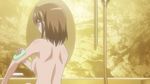  agent_aika aika_zero animated animated_gif backboob bouncing_breasts breasts brown_hair nipples nude shingai_eri sumeragi_aika surprised 