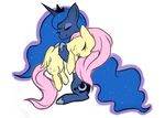 alicorn duo equine female feral fluttershy_(mlp) friendship_is_magic horn horse hug keterok mammal my_little_pony pegasus pony princess_luna_(mlp) winged_unicorn wings 