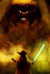  balrog epic lightsaber lord_of_the_rings star_wars yoda 