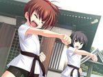  2girls game_cg karate kawakami_kazuko kawakami_momoyo maji_de_watashi_ni_koi_shinasai! multiple_girls young younger 