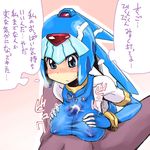  artist_request breasts capcom cum cum_on_clothes erect_nipples large_breasts leviathan leviathan_(rockman) paizuri paizuri_under_clothes penis penis_under_clothes rockman rockman_zero translation_request 