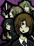  akiyama_mio bags_under_eyes black_hair blonde_hair brown_hair hair_ornament hairclip headband hirasawa_yui k-on! kotobuki_tsumugi long_hair nakano_azusa short_hair tainaka_ritsu tired v zuino 