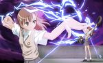  anime_coloring biribiri electricity g_gundam gundam knives_(knives777) misaka_mikoto multiple_girls parody shirai_kuroko to_aru_kagaku_no_railgun to_aru_majutsu_no_index 