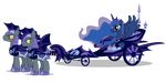  alicorn armor chariot crown equine female feral friendship_is_magic group hair horn horse long_hair male mammal mixermike622 my_little_pony pegacorn pegasi_guard_(mlp) pegasus plain_background pony princess_luna_(mlp) royal_guard_(mlp) tail transparent_background winged_unicorn wings 