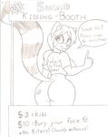  bazaarbobby butt chubby cute freckled raccoon sanji tail wide_hips 