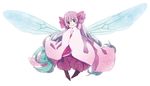  green_eyes nagi_kanami original pink_hair solo wings 
