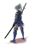  armor female girl gloves highres katana katatuki sword weapon 