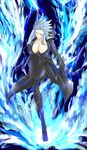  blue_hair boots breasts genderswap highres kingdom_hearts saix 