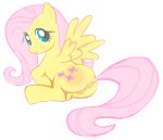  animal_genitalia anus butt cutie_mark equine female feral fluffy fluffy_tail fluttershy_(mlp) friendship_is_magic fur hair jetfrozen long_tail looking_at_viewer looking_back mammal my_little_pony pegasus pink_hair puffy_anus pussy smile solo wings yellow_fur 
