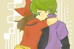  haruka_(pokemon) hug pokemon pokemon_(anime) pokemon_(game) pokemon_rse pokemon_ruby_and_sapphire shuu_(pokemon) 