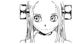  bolt bolts coat electrodes franken_fran frankenfran_(manga) glasgow_smile long_hair looking_afar looking_away madaraki_fran monochrome scar solo stitches transparent transparent_background transparent_png turtleneck vector vector_trace 