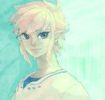  bad_id bad_pixiv_id blonde_hair blue_eyes earrings jewelry link male_focus pointy_ears smile solo the_legend_of_zelda the_legend_of_zelda:_skyward_sword yo_mo 