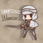  bad_id bad_pixiv_id dark_souls fushigi_ebi helmet shield solo souls_(from_software) sword weapon 