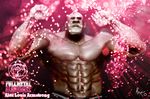  abs alex_louis_armstrong alex_luis_armstrong bald facial_hair flex flexing fullmetal_alchemist male male_focus muscle mustache pose solo topless 