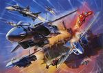  aircraft airplane canards cannon choujikuu_yousai_macross condensation_trail epic fire_valkyrie fleet flying gunpod highres jet macross macross:_do_you_remember_love? macross_7 macross_flashback_2012 macross_frontier macross_plus macross_zero mecha n.u.n.s. no_humans non-web_source official_art realistic s.m.s. scan science_fiction sdf-1 space_craft tenjin_hidetaka u.n._spacy variable_fighter vf-0 vf-1 vf-11 vf-19 vf-1s vf-25 vf-27 vf-4 yf-19 yf-21 