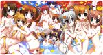  :d absurdres barefoot breasts censored cleavage convenient_censoring crease einhart_stratos fate_testarossa fixme fujima_takuya hand_gesture heterochromia highres long_hair lyrical_nanoha mahou_shoujo_lyrical_nanoha_vivid medium_breasts multiple_girls navel nude official_art one_eye_closed onsen open_mouth partially_submerged petals ponytail scan screening short_hair sitting small_breasts smile subaru_nakajima takamachi_nanoha teana_lanster towel v vivio water wet yagami_hayate 