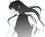  black_hair d.gray-man kanda_yuu long_hair male male_focus solo 