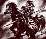  barding dark_souls dragon_slayer_ornstein full_armor gauntlets helmet horse huge_weapon knight polearm solo soubi souls_(from_software) spear weapon 