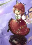  animal_ears arms_behind_back bad_id bad_pixiv_id blush brown_eyes earrings fish hat jewelry lake looking_up mystia_lorelei nise_nanatsura open_mouth pink_hair reflection ripples short_hair smile solo touhou water wings 