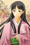  amagi_yukiko bad_id bad_pixiv_id black_hair japanese_clothes kimono long_hair persona persona_4 solo yu@genkoochu(5tsukino) 