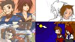  age_difference brown_hair father_and_son kratos_aurion lloyd_irving male male_focus oekaki red_hair redhead short_hair tales_of_(series) tales_of_symphonia 